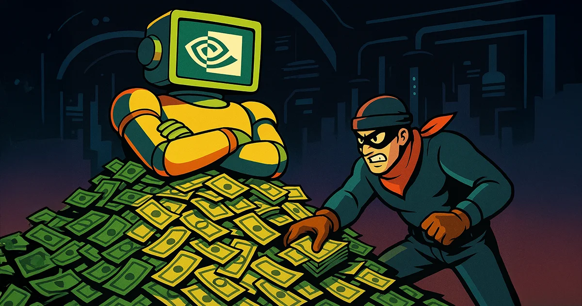 Nvidia sitzt auf Money und Räuber klaut
